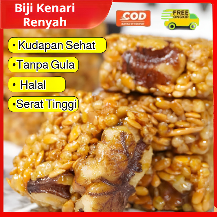 

⚡COD Muslim⚡Kue Kering Kenari/Flaxseed/Wijen/Kue kering sehat rendah gula/camilan- Tinggi Serat & Protein (Rendah Gula, Cocok untuk Diet/Vegan/Sarapan Praktis!)