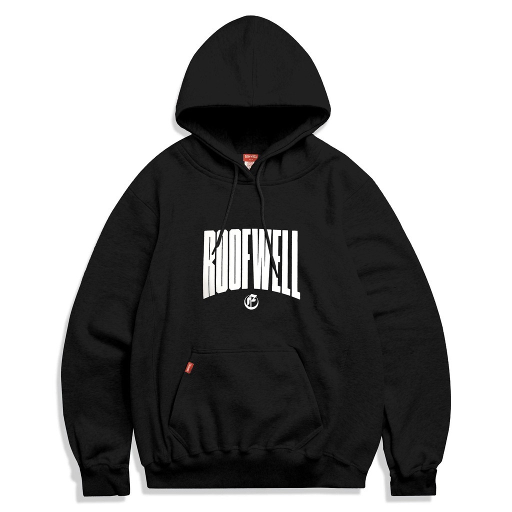 Roofwell - Echo Black - | Hoodie Oversize | Sweater Pullover | Hoodie Unisex 280gsm |