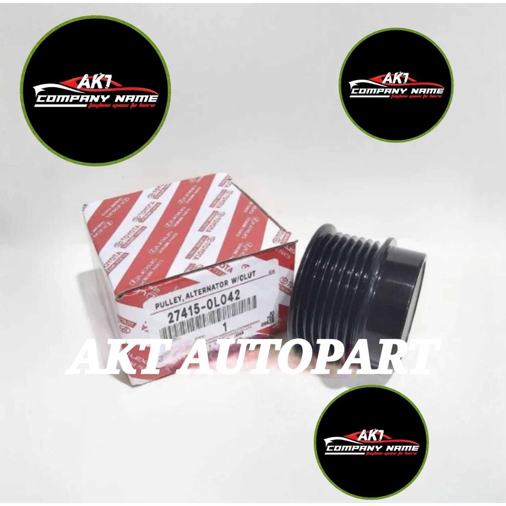 Pulley pully puli Alternator dinamo amper 7pk Toyota Alphard Vellfire Estima