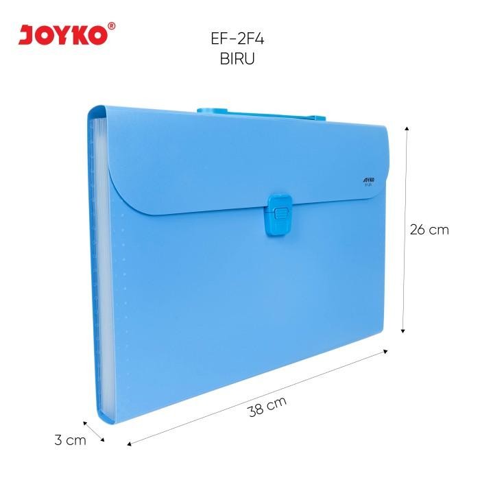 

【YANA-M】BIG SALE !!! Expanding File Map Harmonika Joyko EF-2F4 - Blue