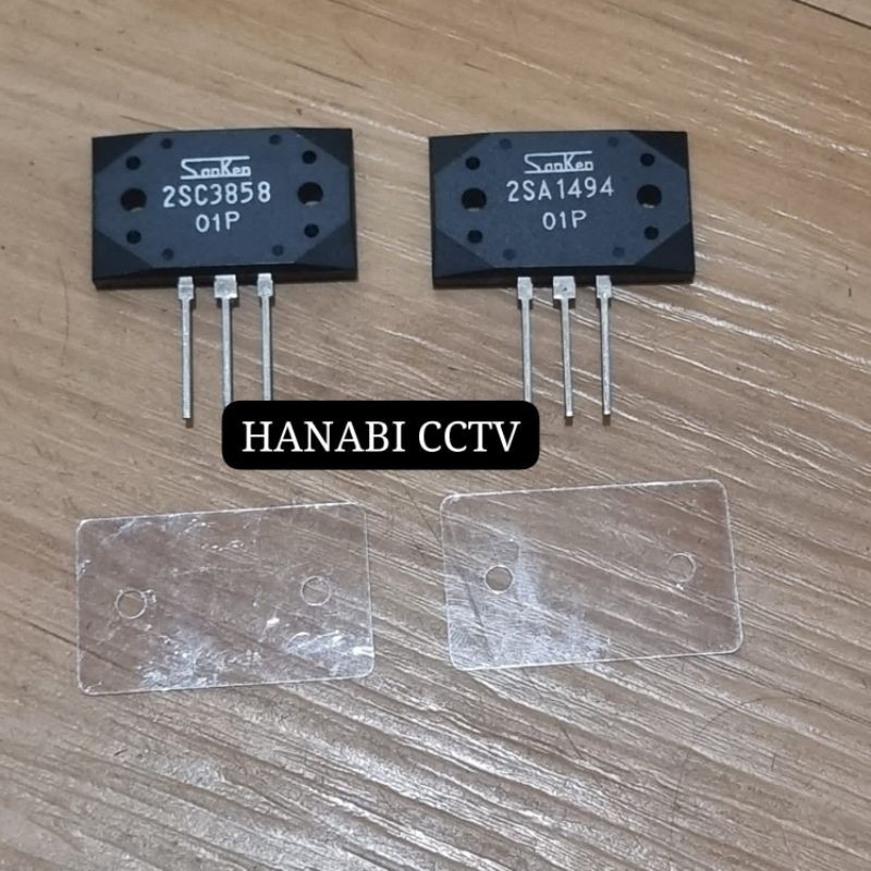 TRANSISTOR SANKEN 2SA1494 2SC3858 ORIGINAL 1494 3858 SA1494 SC3858 JAPAN SUPER