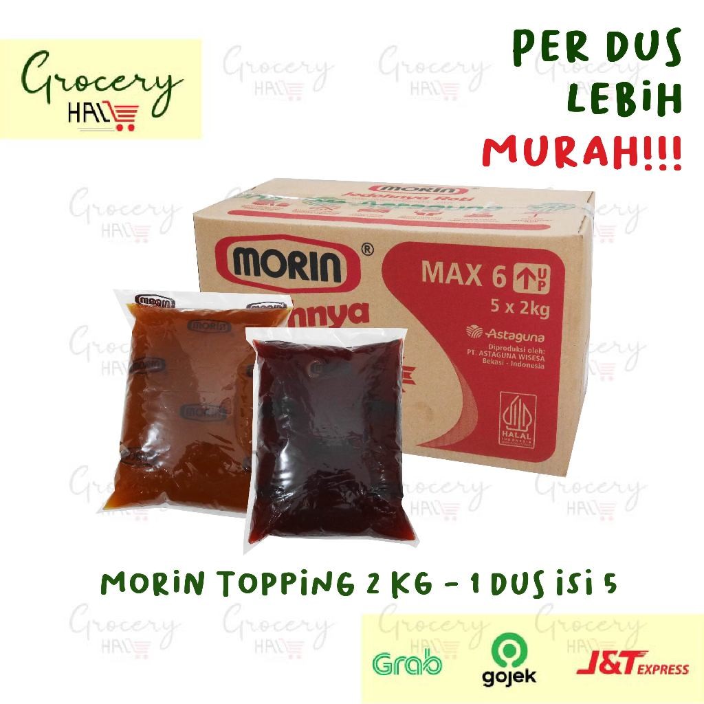 

[ HARGA DUS ] MORIN TOPPING ANEKA RASA KEMASAN 2 KG - 1 DUS ISI 5