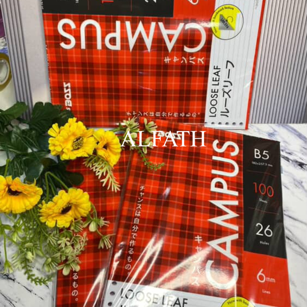 

LOOSE LEAF B5 / ISI BINDER POLOS BERGARIS (ISI 50 & 100 LEMBAR) / Kertas Binder / Isi Binder Besar