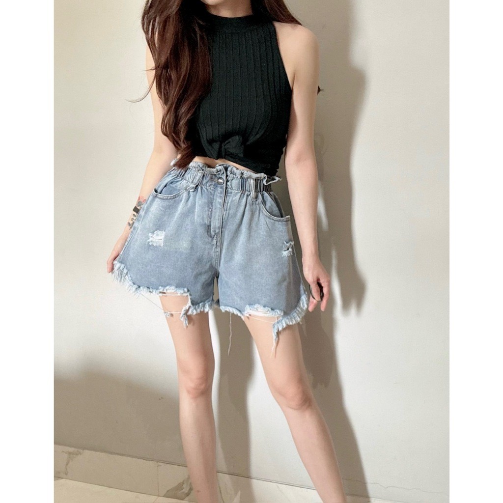 Ndudshop - Denim Shorts (Kode: 3444) - Bawahan Wanita - Celana Pendek Wanita - Celana Pendek Denim W