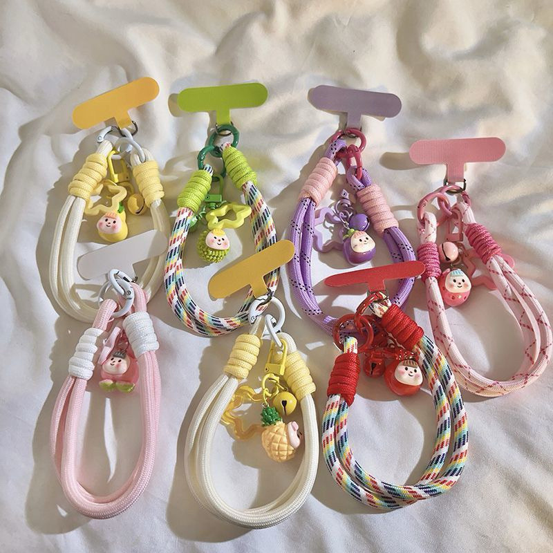 R-JUST LANYARD PREMIUM WARNA PASTEL PENDEK TEBAL TALI GANTUNGAN HP PENDEK RJUST