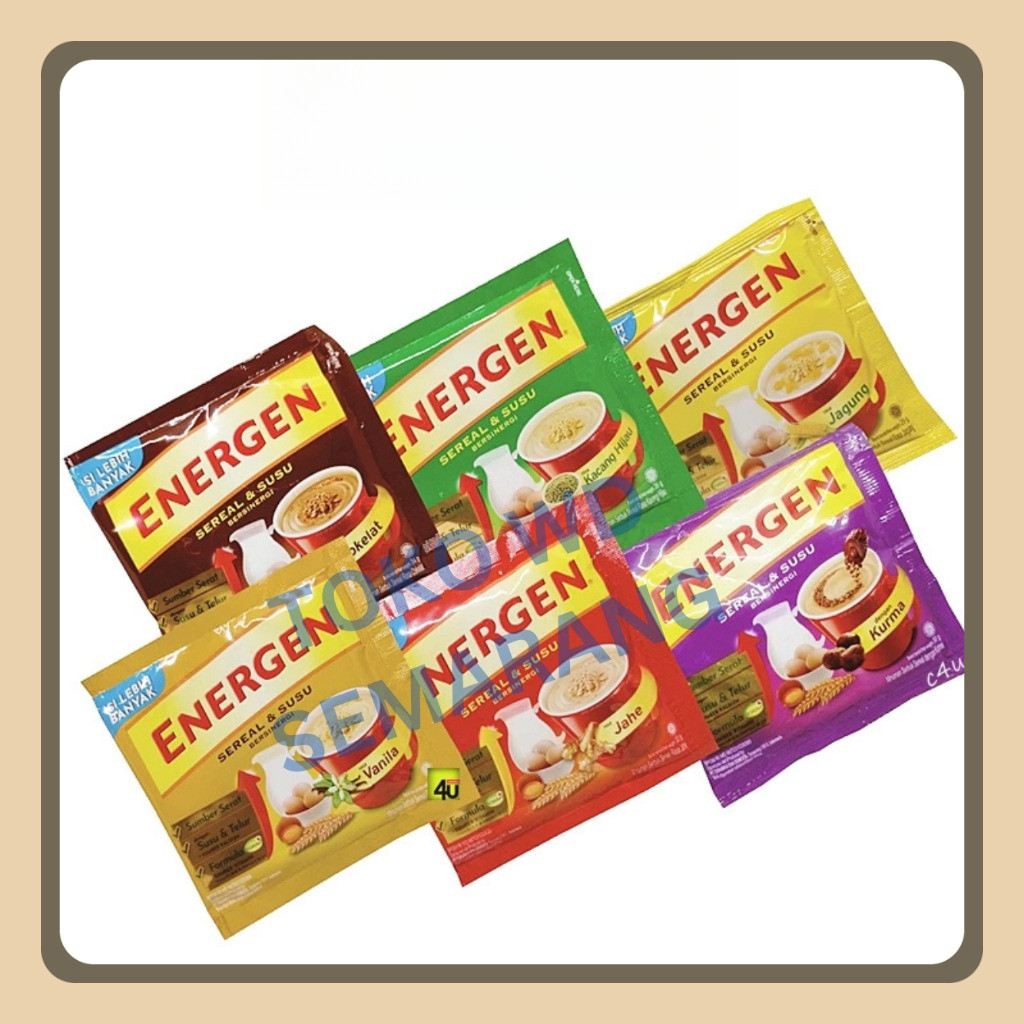 

Energen Sereal Renceng Aneka Rasa Isi 10 Sachet
