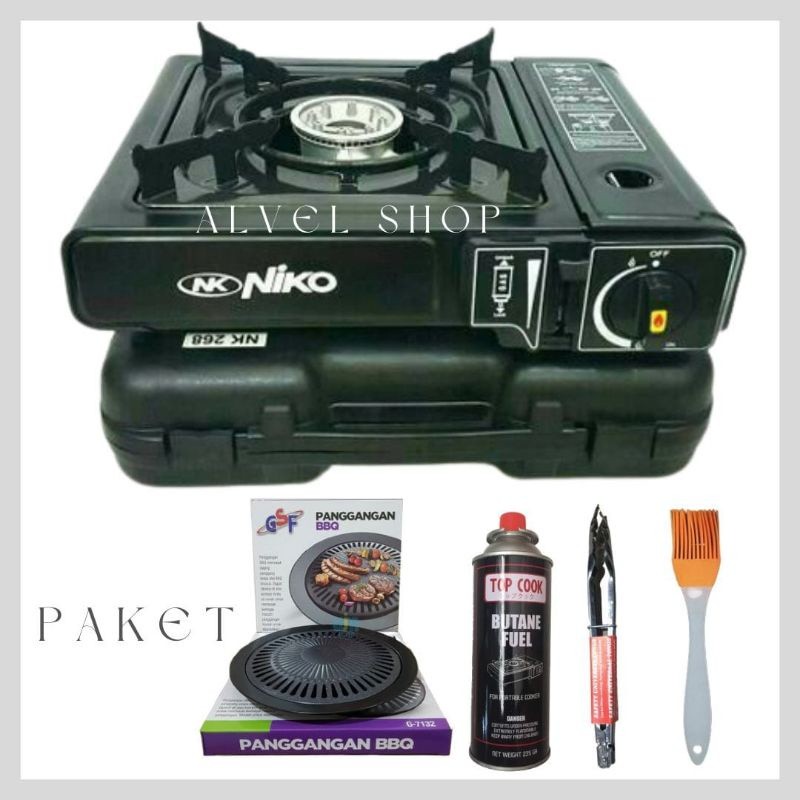 kompor portable 2in1/kompor gas portable