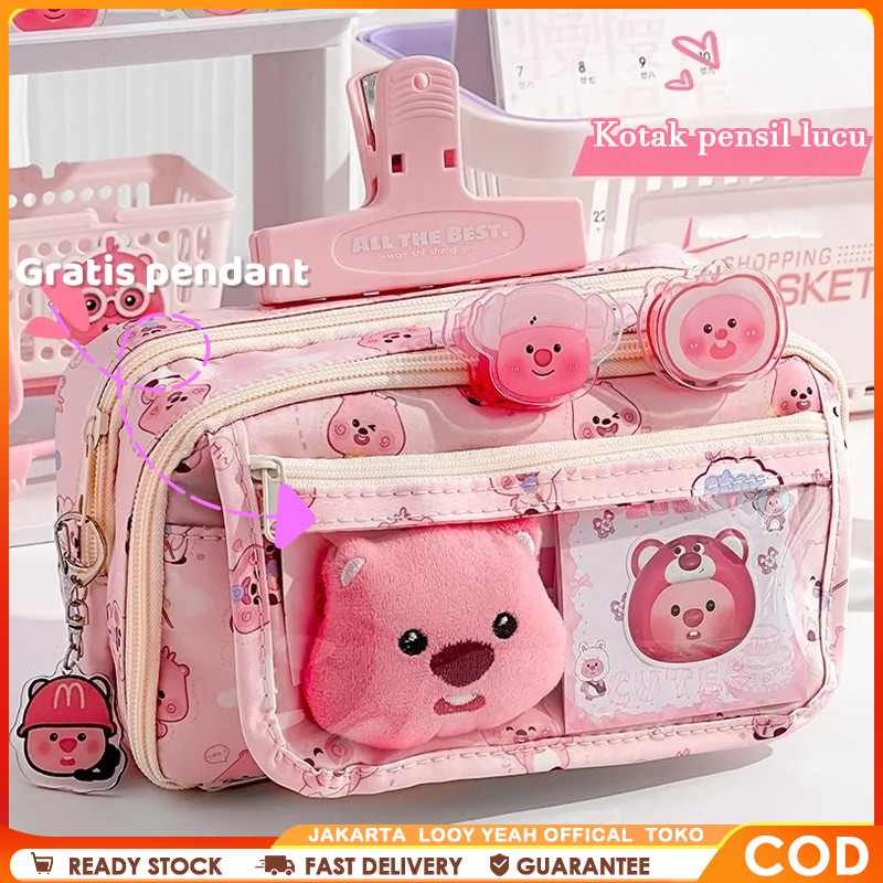 

Kotak Pensil Berang-berang Kecil Kotak Pensil Lucu Kotak Pensil Siswa Tempat Pensil Kapasitas Besar