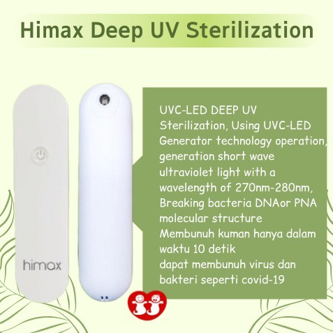 Himax Portable UVC Lamp UVC Sterilizer CO