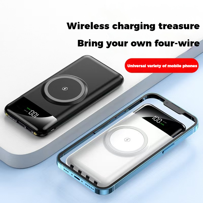 new deals powrise wireless wireless powerbank 20000mah powerbank wireless dengan kabel power bank