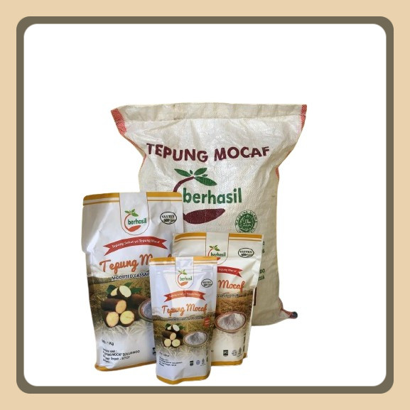 

Tepung Mocaf Gluten Free "Berhasil" Sudah BPOM HALAL HACCP ISO FSSC 22000 - Kemasan 10 KG 20 KG