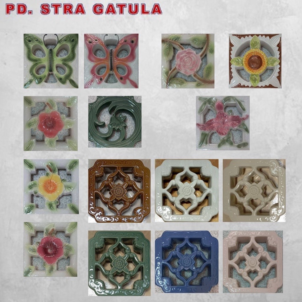 (invoice) Loster / Roster Aneka Motif 30 x 30 - Roster Keramik - Roster Minimalis - Roster Lukis - R