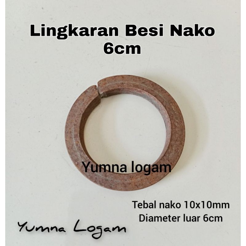 Lingkaran Nako 6cm Besi Nako Besi Tempa Ornamen Aksesoris Pagar Besi