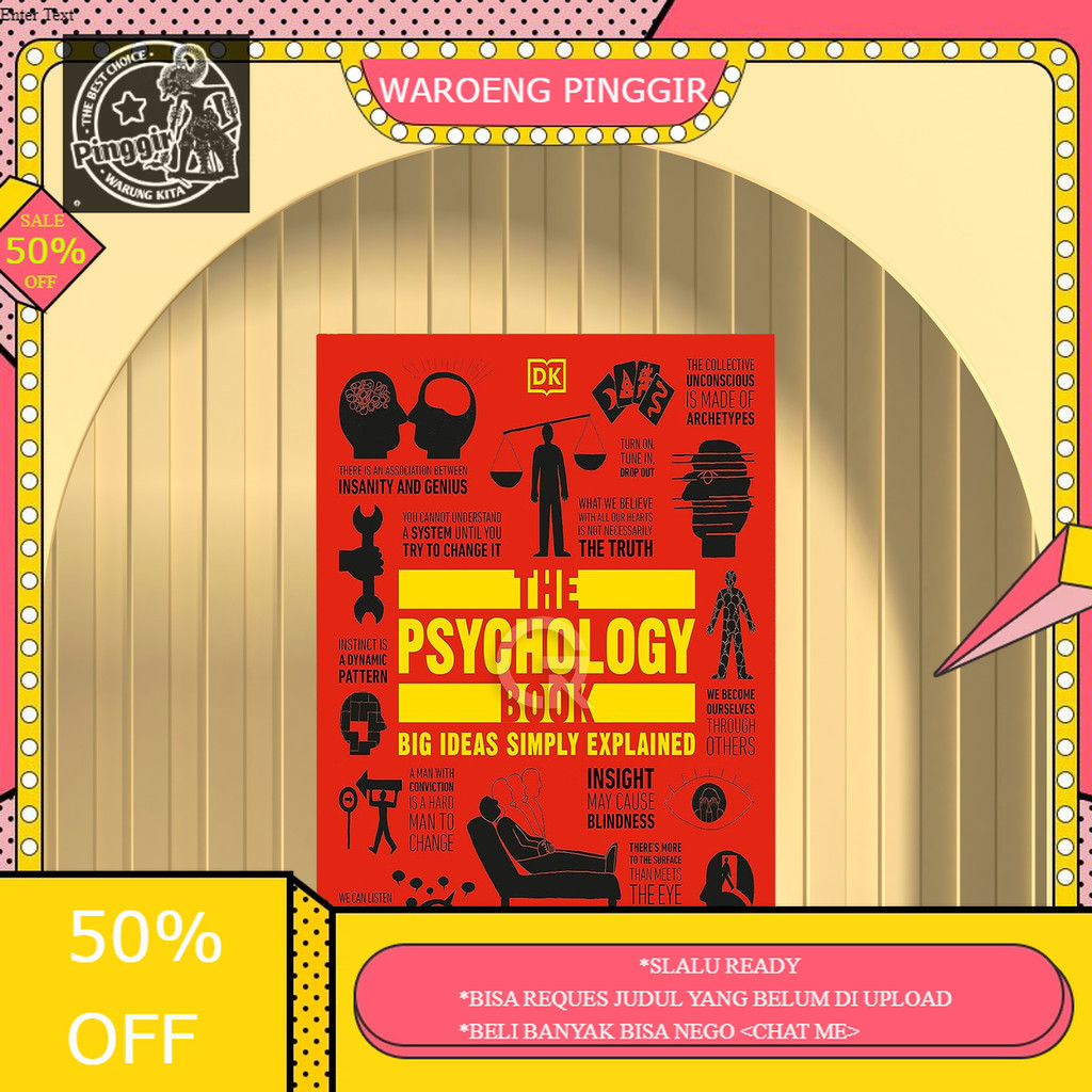 Book Buku The Psychology Book: Big Ideas Simply Explained (DK Big Ideas)