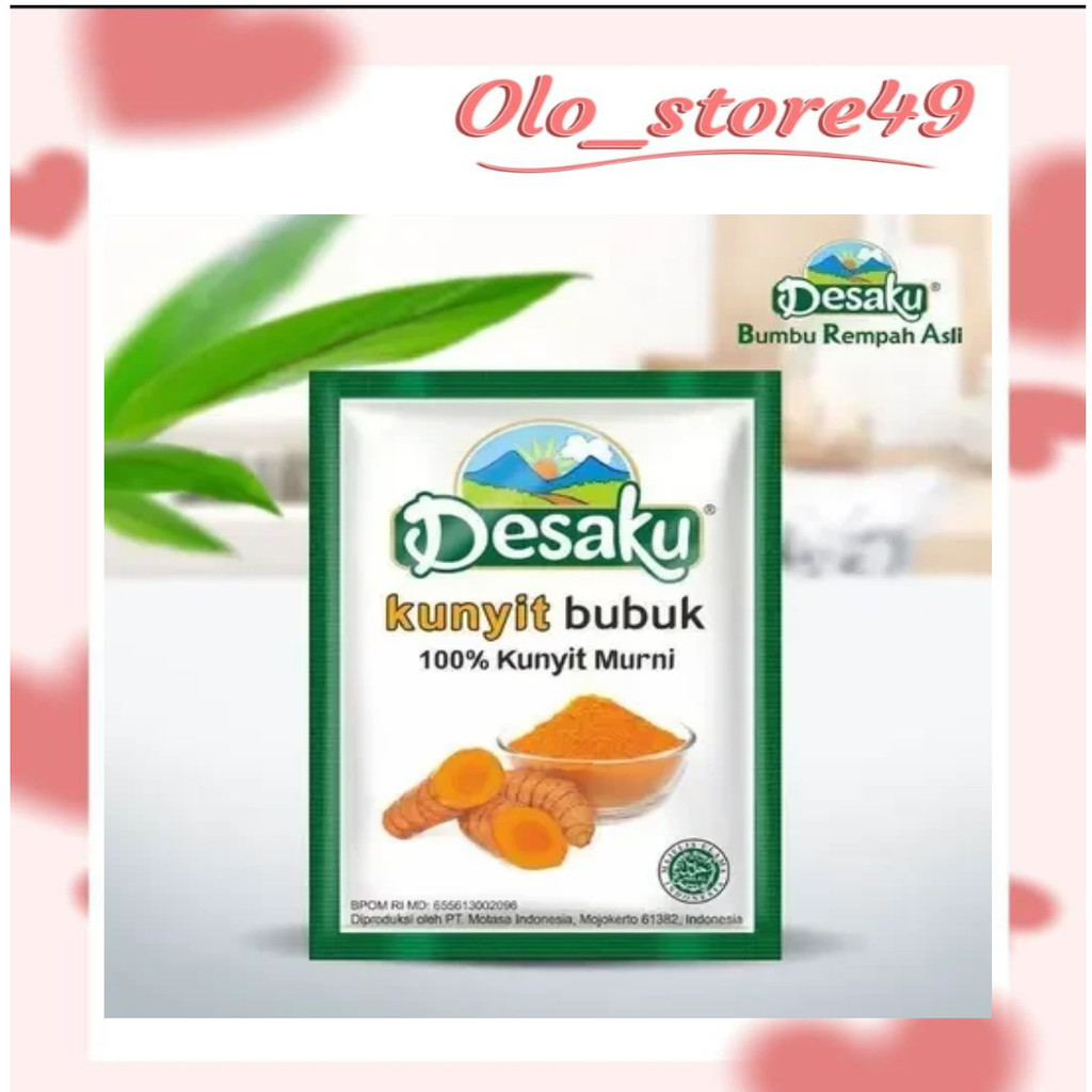 

OLO49 Desaku Kunyit Bubuk 5g 1renteng 12sachet