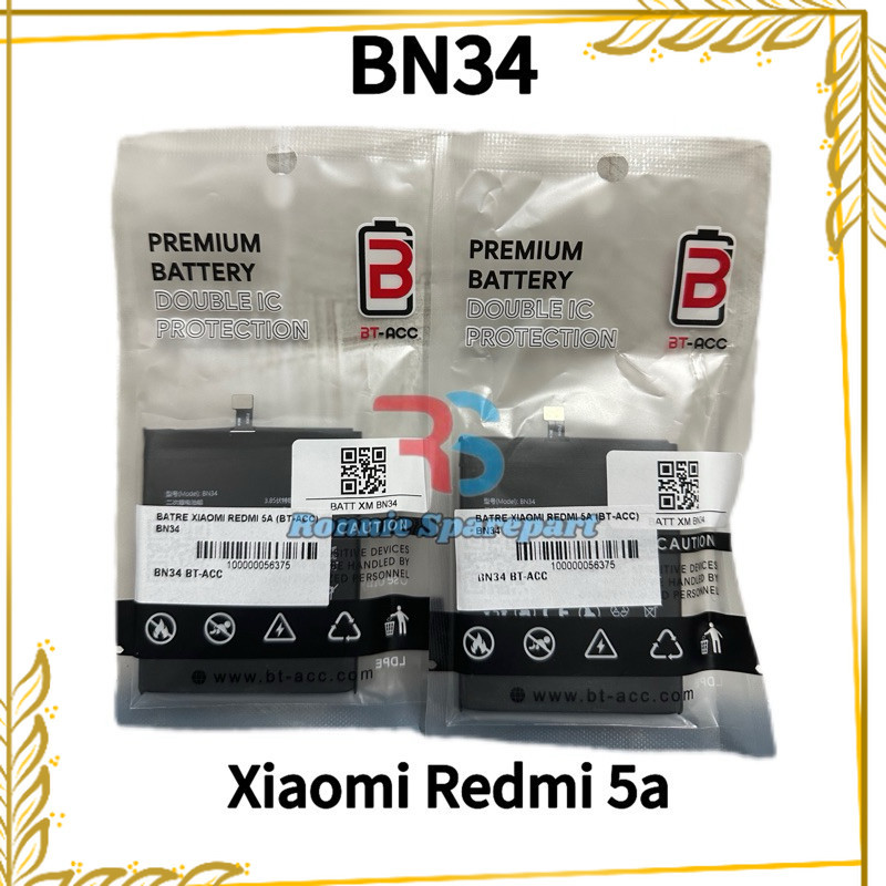 [ Baterai Xiaomi Redmi 5a | BN34 | BT-ACC Premium ]