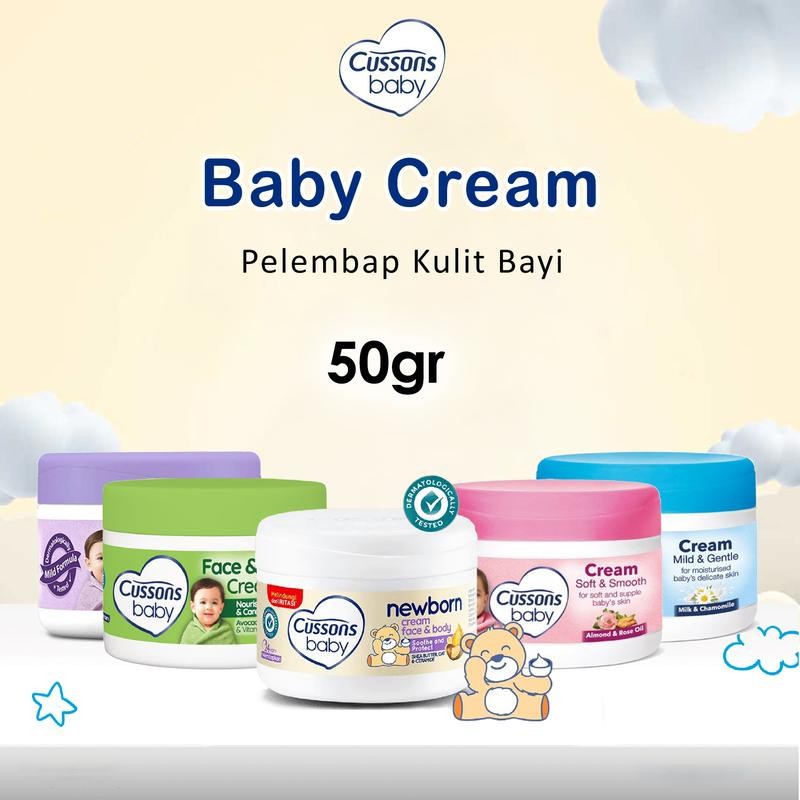 

Cussons Baby Cream 50g - Krim Bayi Untuk Kulit Bayi 50gr