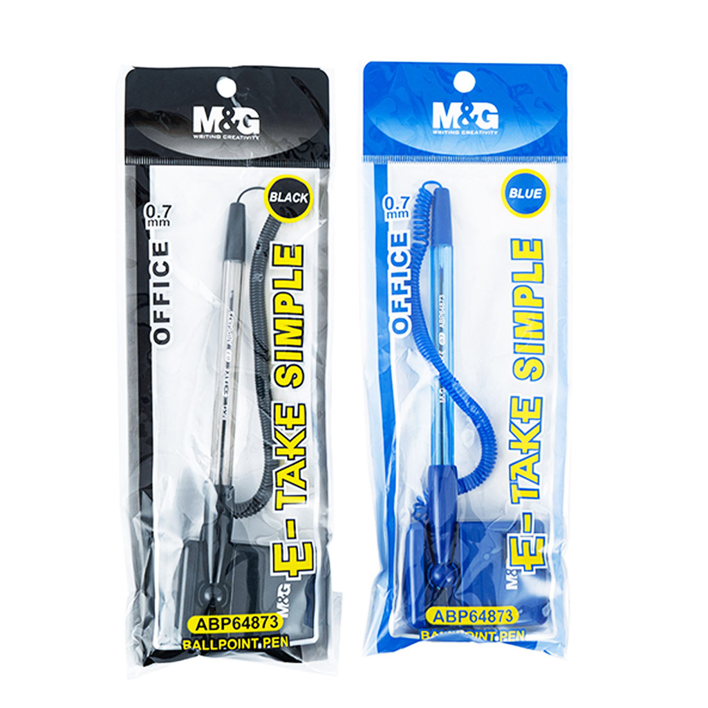 

Ballpoint Pena Meja 0.7mm Balpoin M&G ABP64873 Stand Pen E-Take Simple Ballpoint