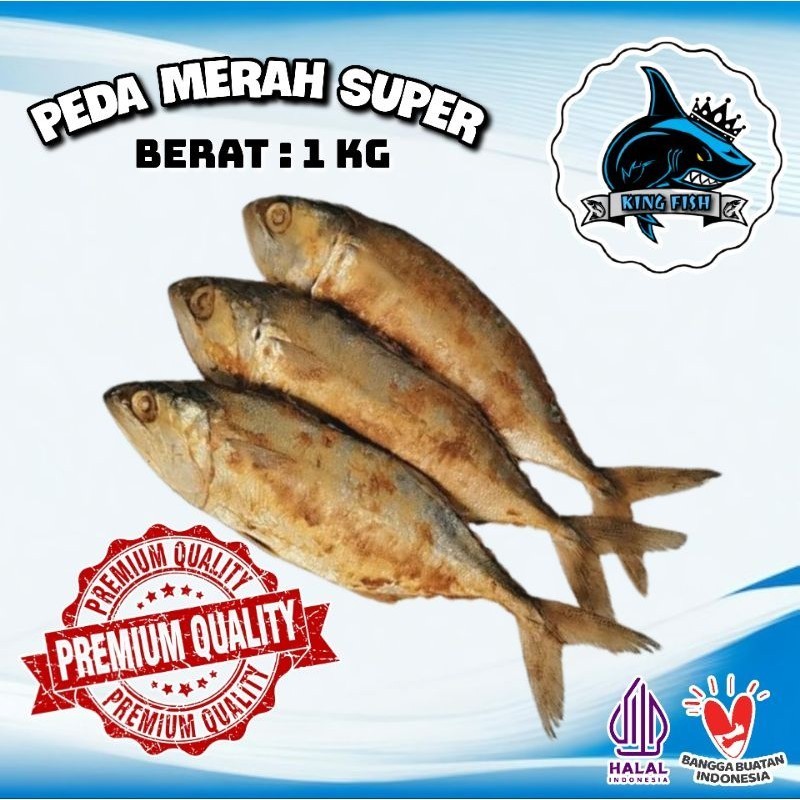 

1KG IKAN ASIN PEDA MERAH SUPER DAGING TEBAL MURAH BERKUALITAS