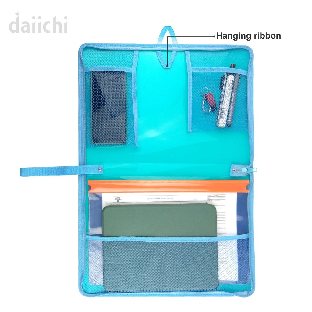 

DAIICHI – ZIPPER BAG WITH 3 POCKET INSIDE UKURAN B5 FC TAS MAP FOLDER TAS ORGANIZER TAS DOKUMEN