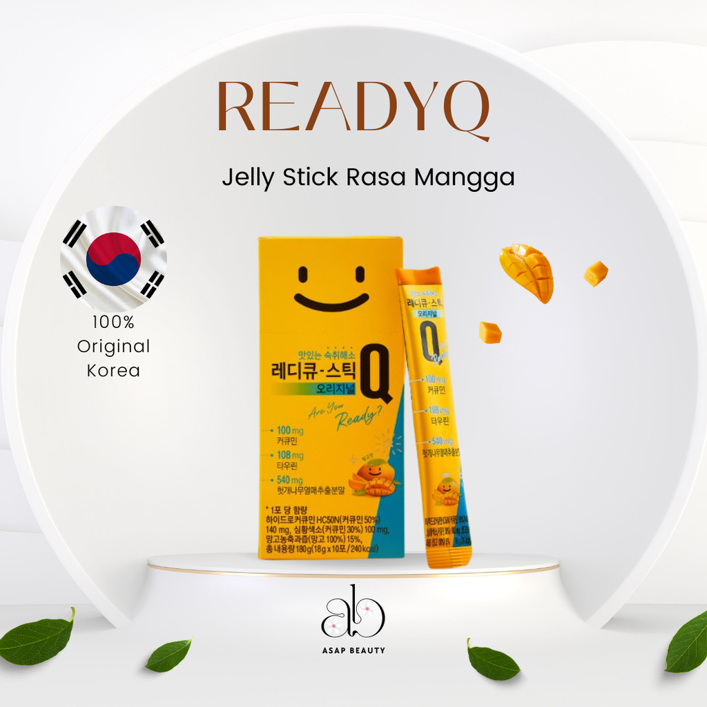 

[READY] ReadyQ Stick Jelly / Anti Hangover / Anti Mabuk / Anti mual/Manggo/Stik Jelly/Jelly Rasa Mangga/18gr
