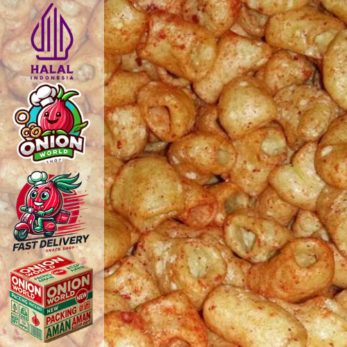 

UWD MAKARONI PEDAS MANIS 250gr Makaroni Pedas Manis Gurih Makaroni Mekar Pedas Manis Camilan Snack