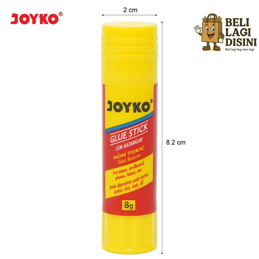 

JOYKO Glue Stick GS-09 Lem 8gr - Pcs / Lem Batang Lem Kertas Perekat Stik Serbaguna