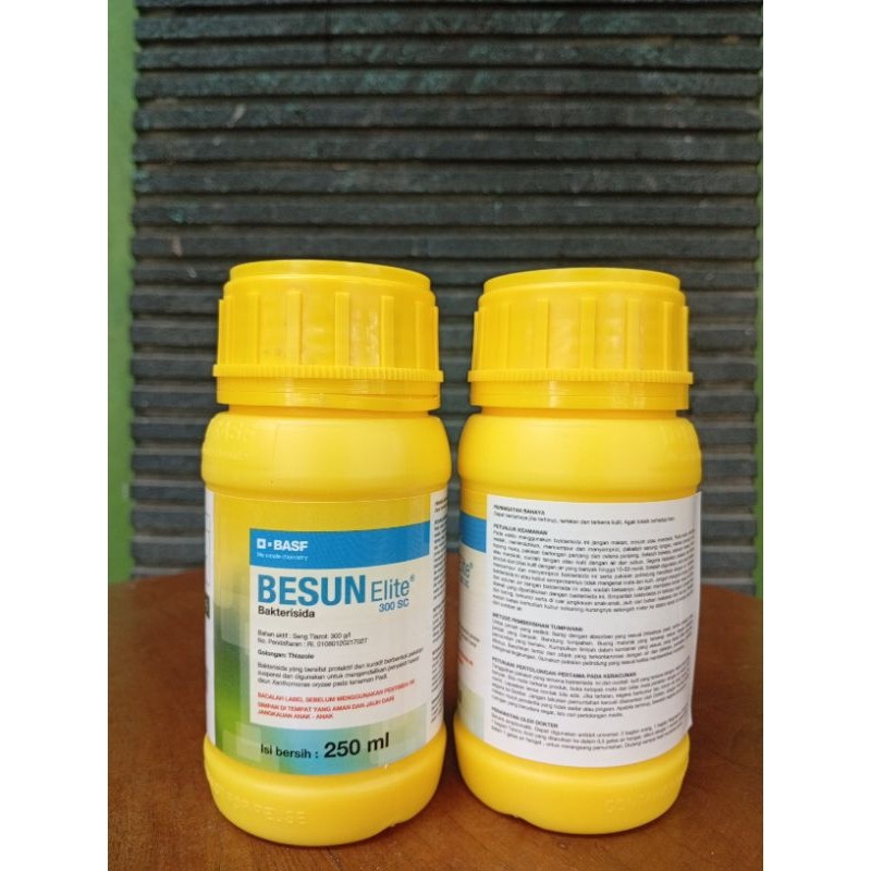 besun Elite 300sc bakterisida berfungsi untuk mengendalkan hawar daun dan kresek pada tanaman padi c