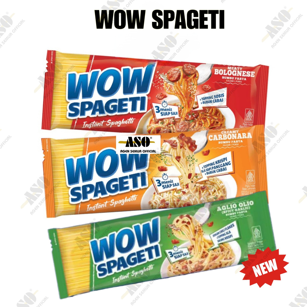 

MIE WOW SPAGETI BOLOGNESE CARBONARA 84gr PROMO !!!
