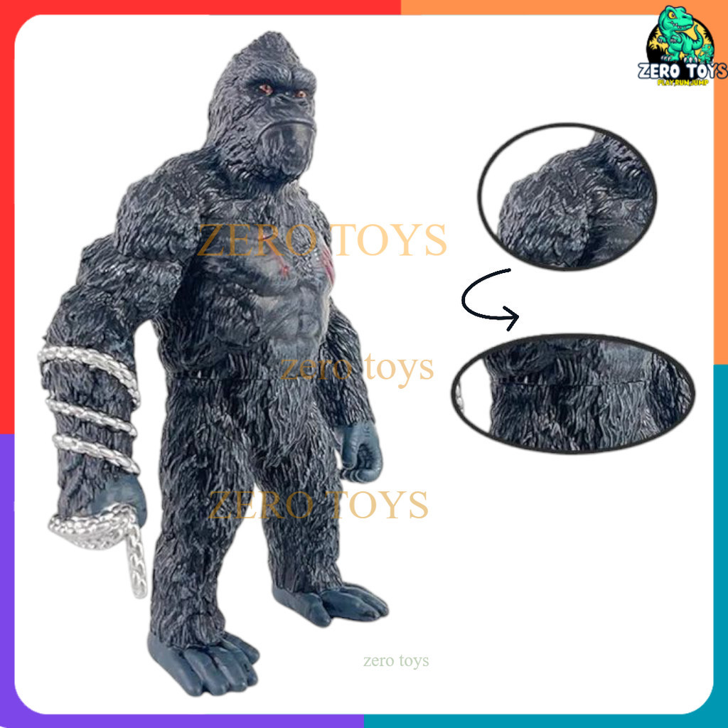 Action Figure King Kong Skull Island Jumbo Mainan Godzilla vs King Kong