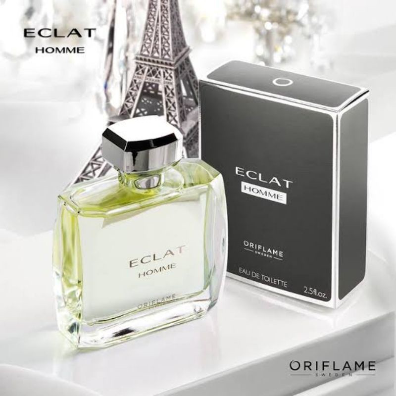 Eclat Homme eau de toilette, parfum Oriflame pria, parfum original oriflame, parfum pria tahan lama,