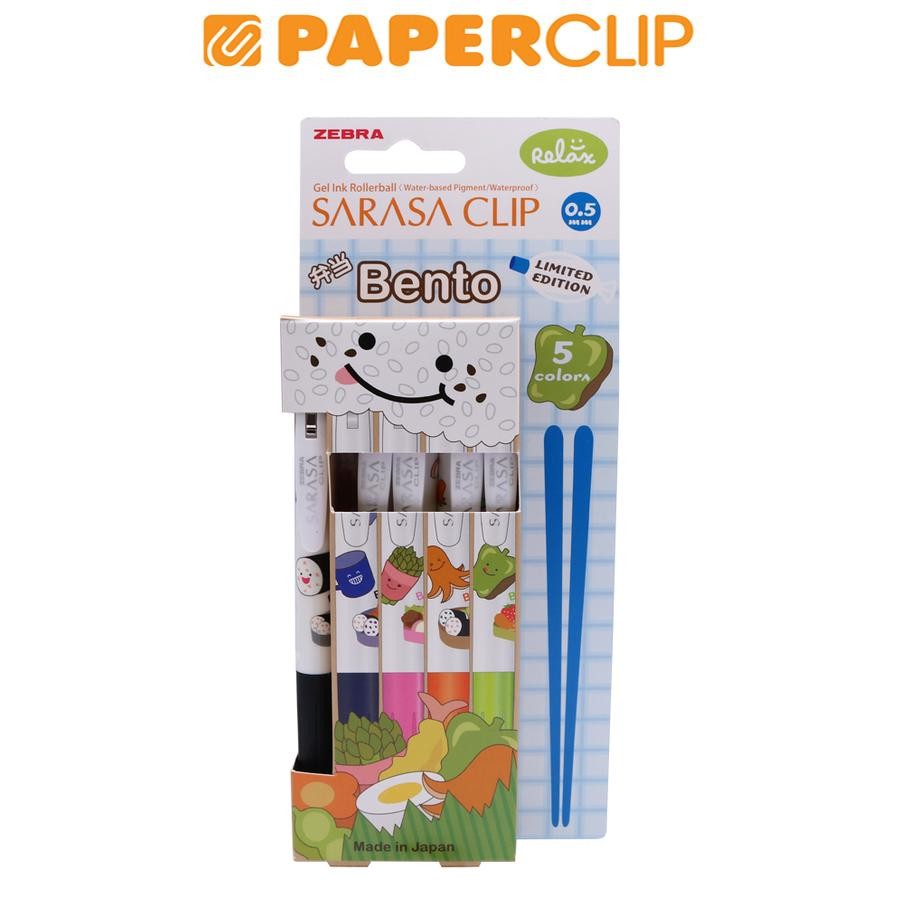 

BALLPOINT ZEBRA SARASA CLIP JAPAN BENTO SET5 B