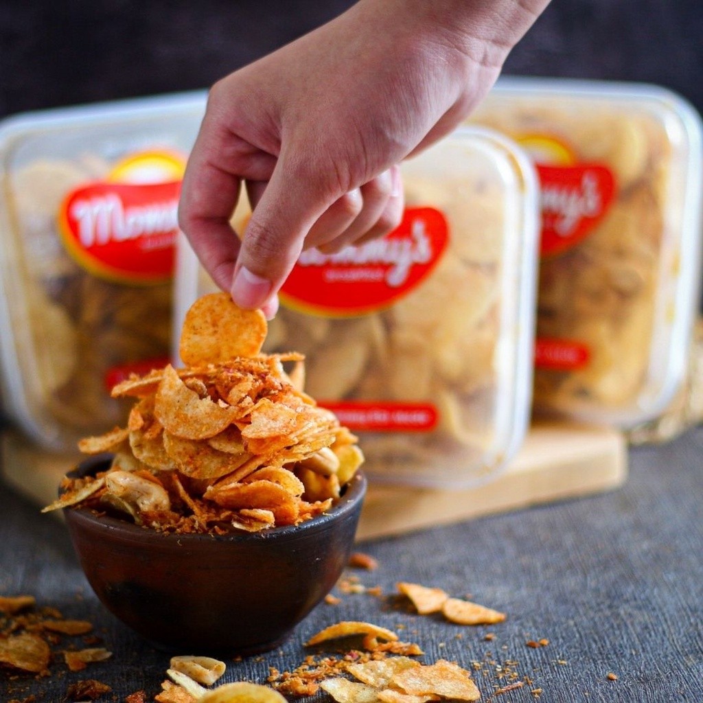 

Keripik Kentang Ebi Mede Mommy's Breakfast 250g Kemasan Compact