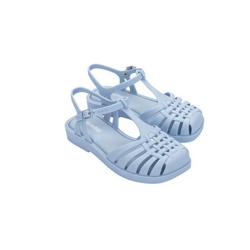 Sepatu Sandal Anak Perempuan Mini Melissa Aranha Quadrada Inf Blue