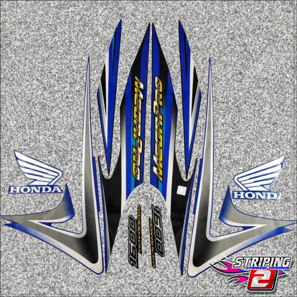 Stiker Striping MEGA PRO 2006 | List Stiker Standar MEGA PRO 2006  terlaris&termurah