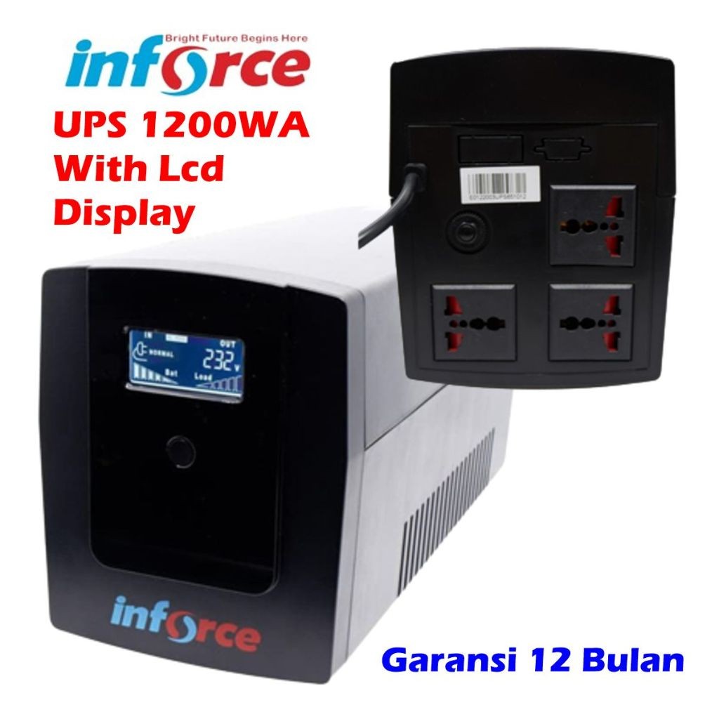 UPS Inforce 1200WA 1200VA/720W Line Interactive AVR Stabilizer