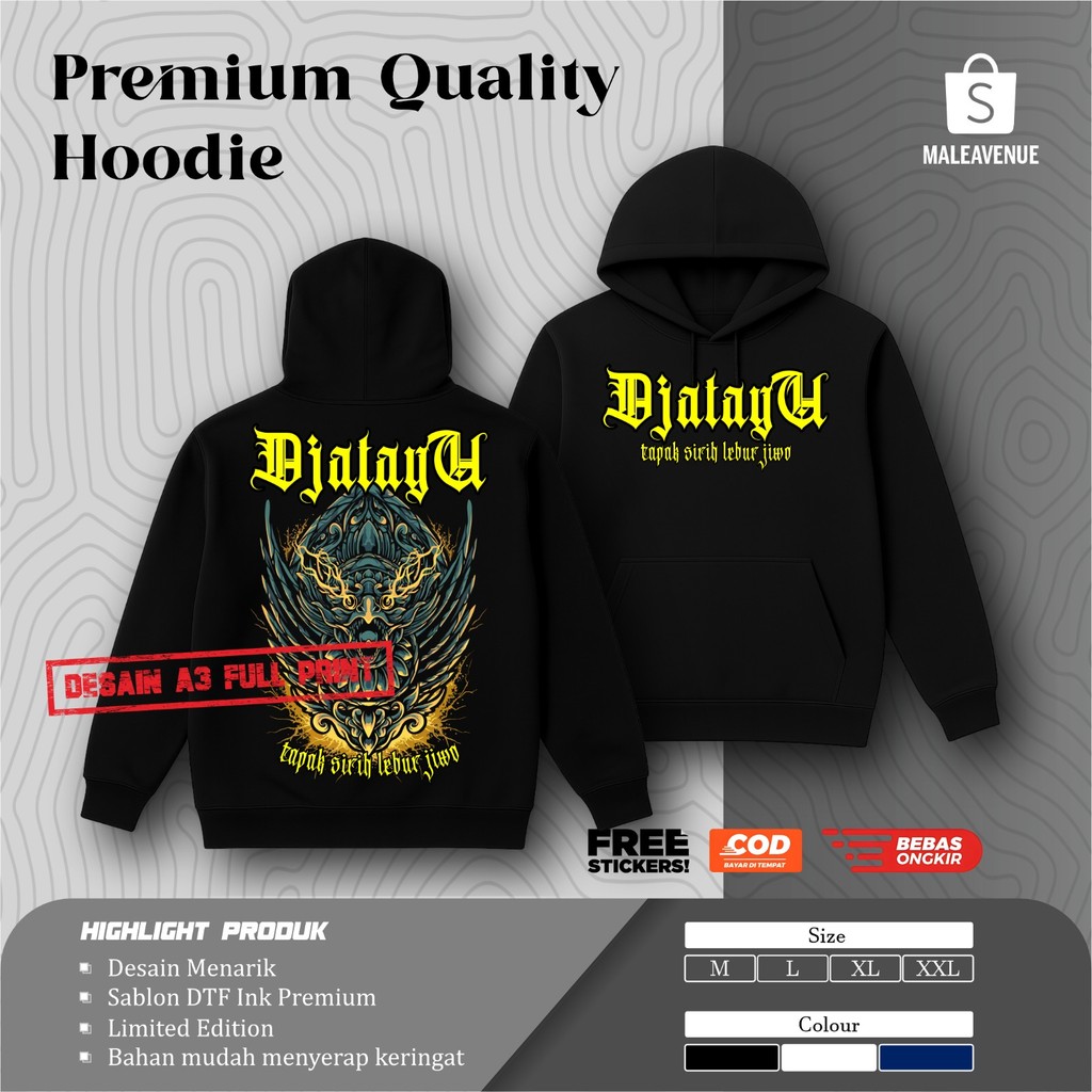 Hoodie PSHT Djatayu Tapak Sirih Lebur Jiwo BY maleavenue.id
