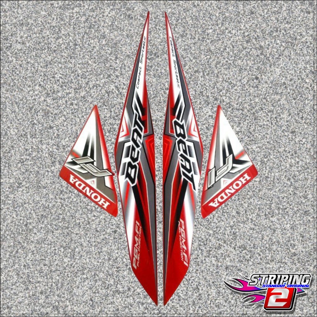 Stiker Striping Motor BEAT F1 2015 Lis Les Body Motor BEAT F1 2015 Standar