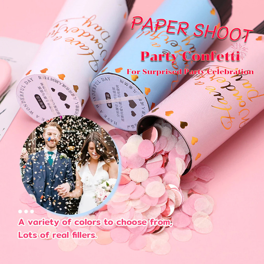 Confetti sprei Serbaguna / party popper wedding / party popper ulang tahun / party popper confetti