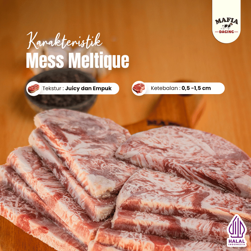 

Ay00! [Mafia Daging] !!! Wagyu Mess / Daging Wagyu Meltik Kualitas Super 1 kg