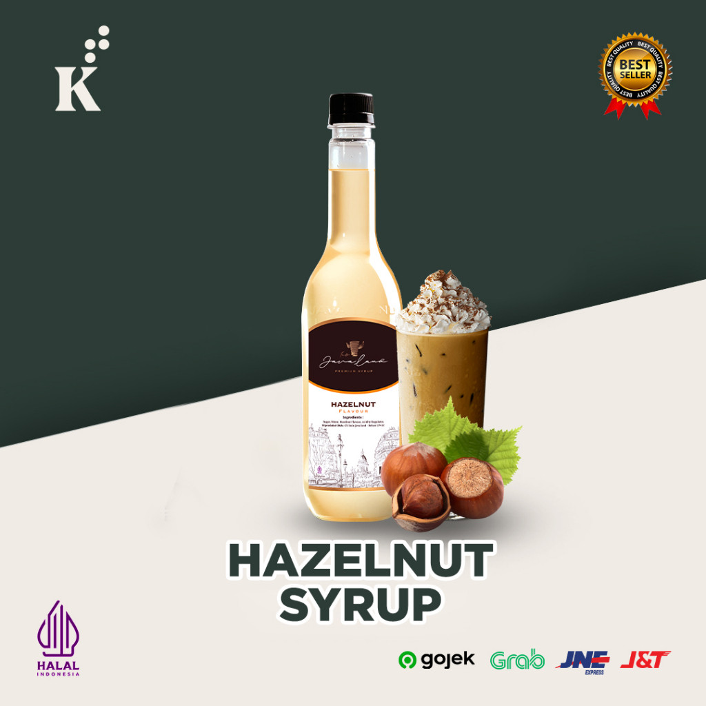 

Syrup Premium Javaland Sirup Aneka rasa Hazelnut 620 Ml