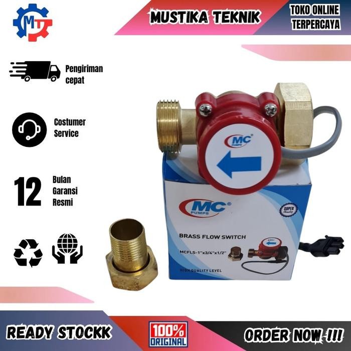 Otomatis Pompa Air Flow Switch Flow Switch 1 Inch SparePart Pompa Air