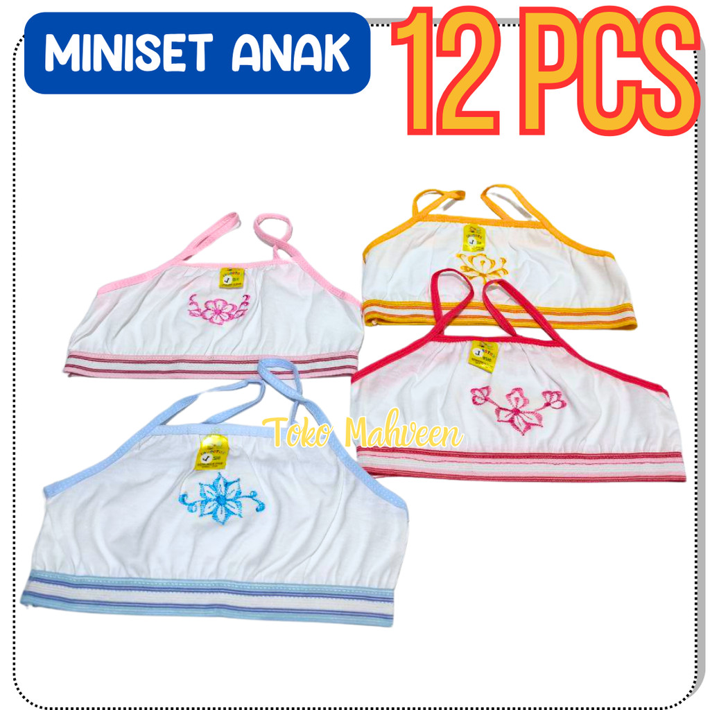SELUSIN 12 PCS  MINISET SD SMP SMA REMAJA GROSIR