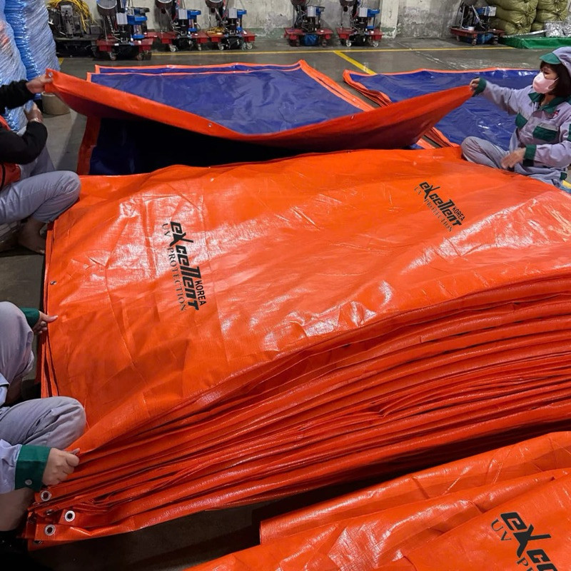 TERPAL tebal  6x8 5x6 6x12 5x7 3x8 4x6 5x7 5x10 6x7 4x10 dll sudah termasuk tali tampar juga mata ay