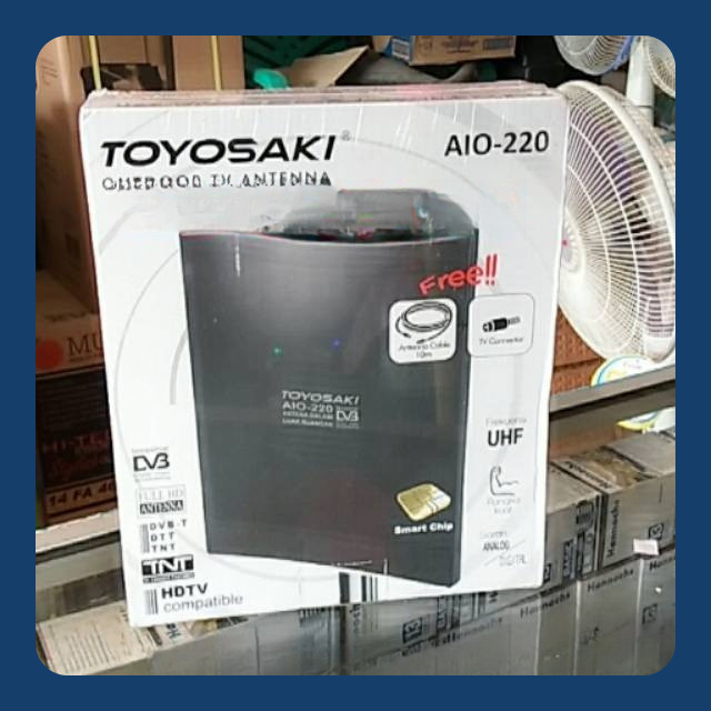 Antena Tv Digital toyosaki aio 220 / antena tv indoor / antena tv outdoor / antena digital bagus /an