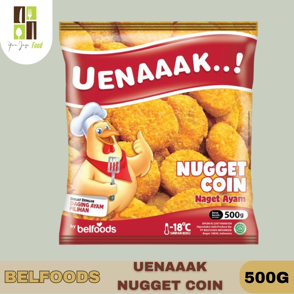 

Belfoods Uenaaak Nugget Coin 500g / Nugget Coin 500g / Chicken Nugget Coin / Uenaaak Chicken Nugget