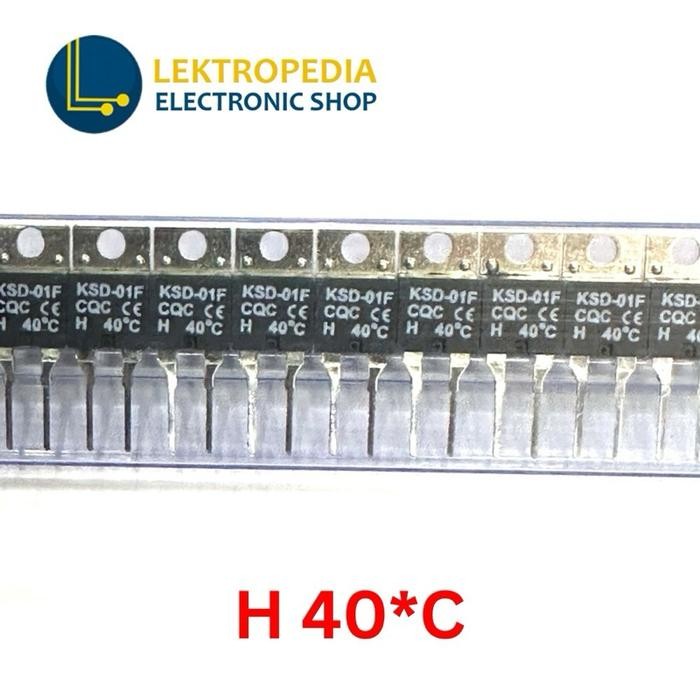 KSD-01F 40°C Thermal switch D / H 40 Derajat 40C Sensor Suhu Thermostat Thermofuse Temperature Norma