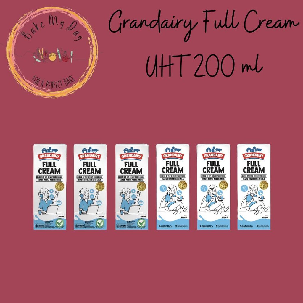

Grandairy Full Cream UHT 200 ml