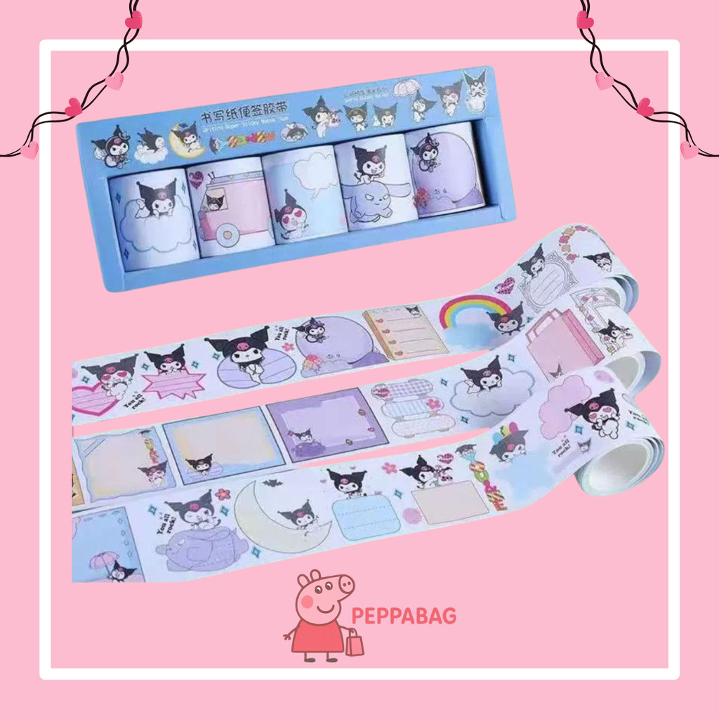 

Sticky Note Unik Gulung Motif Karakter Lucu / Kertas Memo Roll per 1 Roll- ES0293