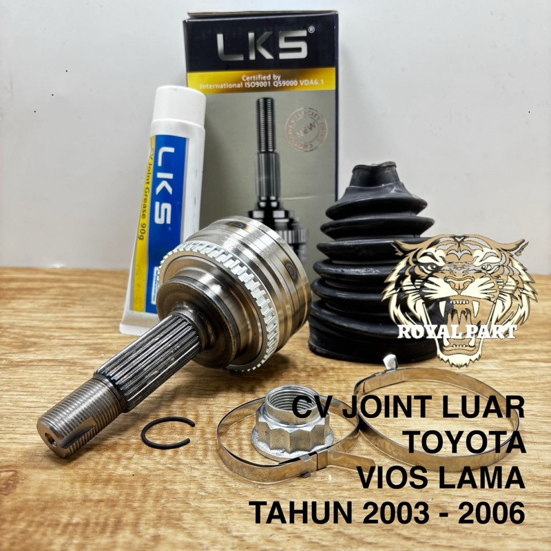 CV JOINT LKS AS RODA KOPEL LUAR 24X23X56 TOYOTA VIOS LAMA OLD 2003 - 2006 GEN 1 LKS
